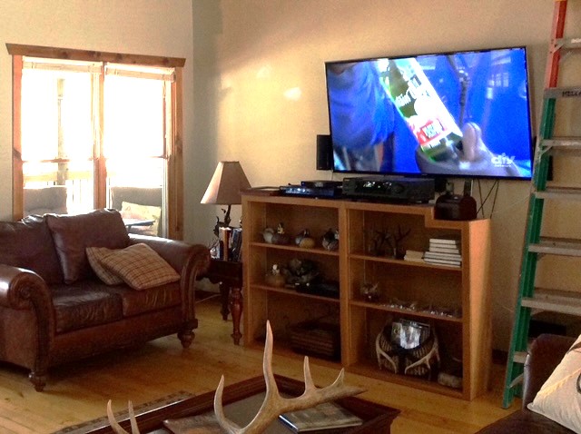 Mountain Home Family room Makeover Before Photo Mountain Home Family Room Makeover